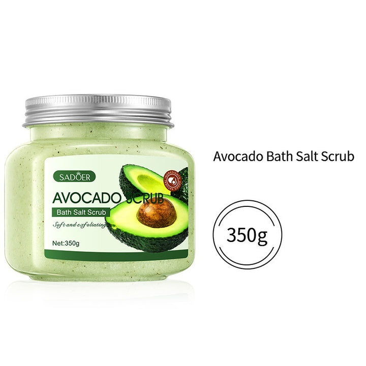 Exfoliating Fruit Bath Salt Body Scrub Cream