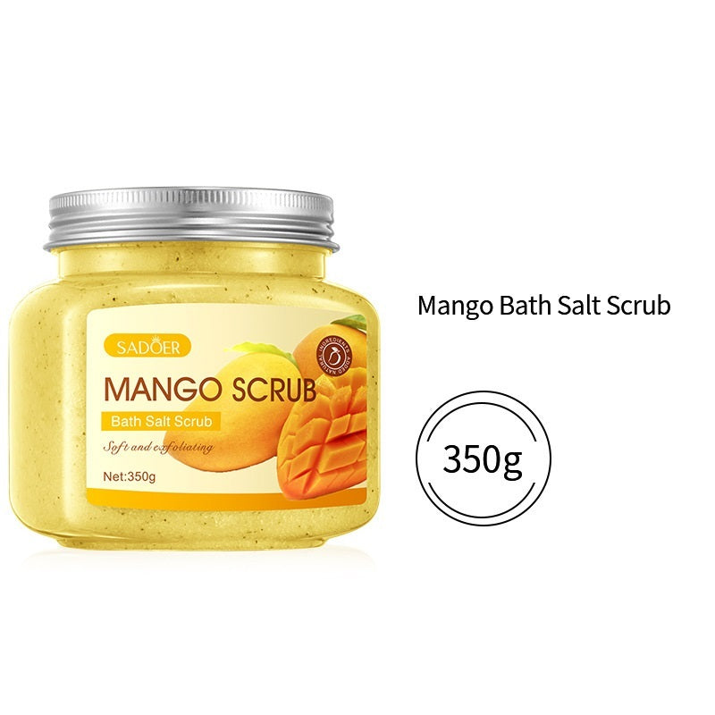 Exfoliating Fruit Bath Salt Body Scrub Cream