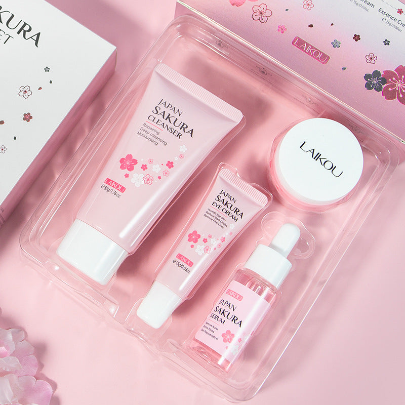 Sakura 4-Piece Skin Care Set