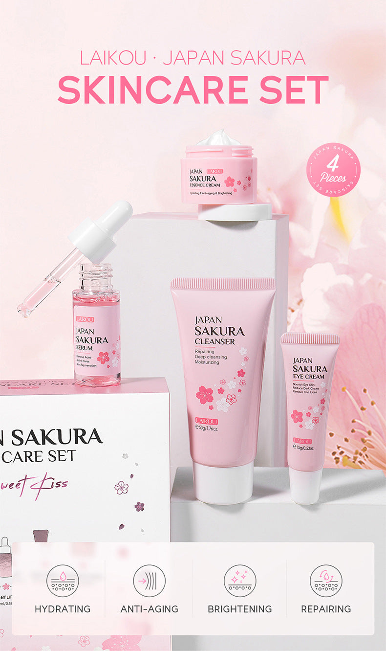 Sakura 4-Piece Skin Care Set