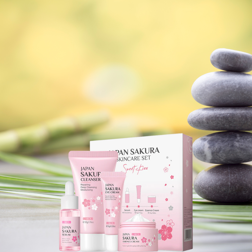 Sakura 4-Piece Skin Care Set