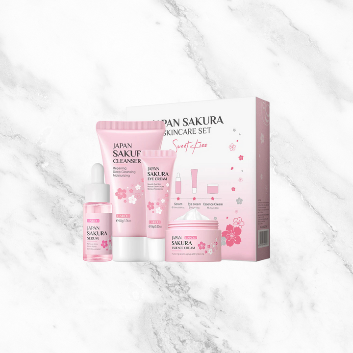 Sakura 4-Piece Skin Care Set