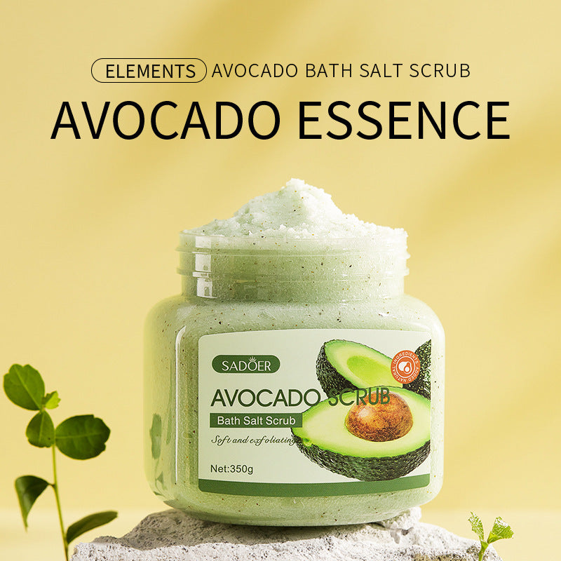 Exfoliating Fruit Bath Salt Body Scrub Cream