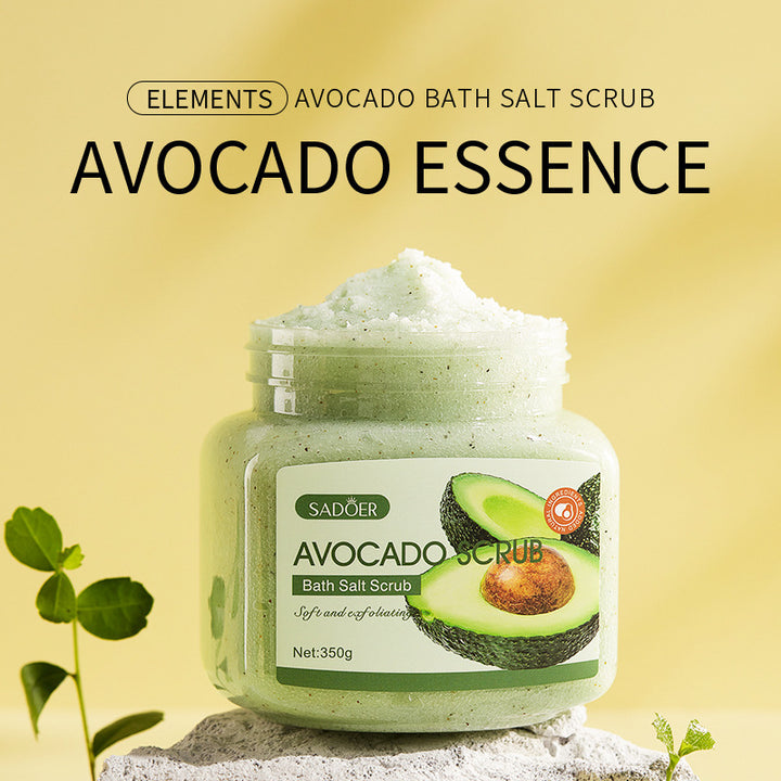 Exfoliating Fruit Bath Salt Body Scrub Cream
