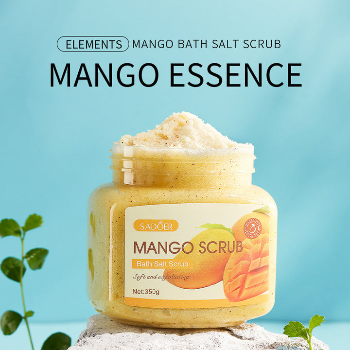 Exfoliating Fruit Bath Salt Body Scrub Cream