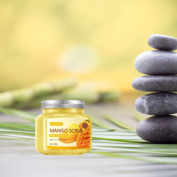 Exfoliating Fruit Bath Salt Body Scrub Cream